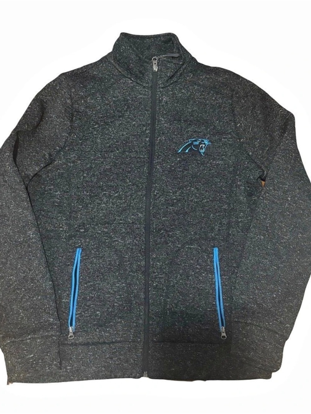NFL Size: S Team Apparel Carolina Panthers Women's Black & Blue Zip Jacket